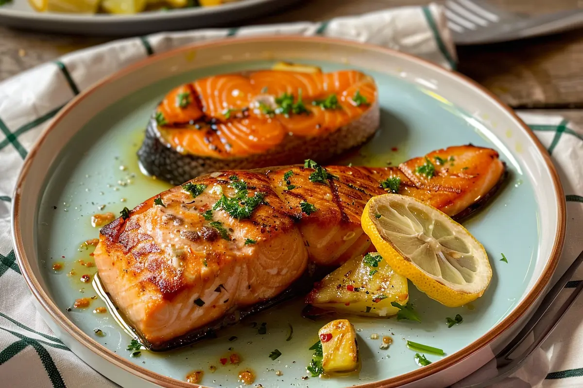 Salmon Steak Recipe