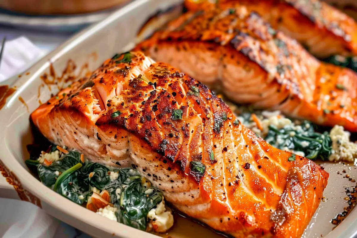 Stuffed Salmon Recipe