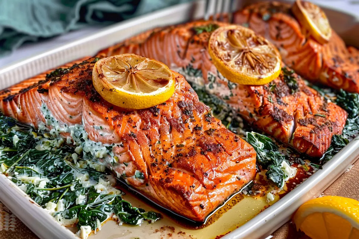 Stuffed Salmon Recipe