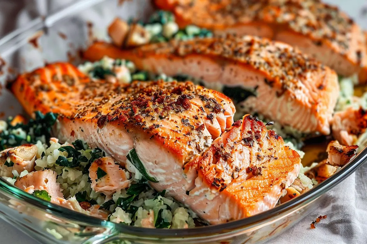 Stuffed Salmon Recipe