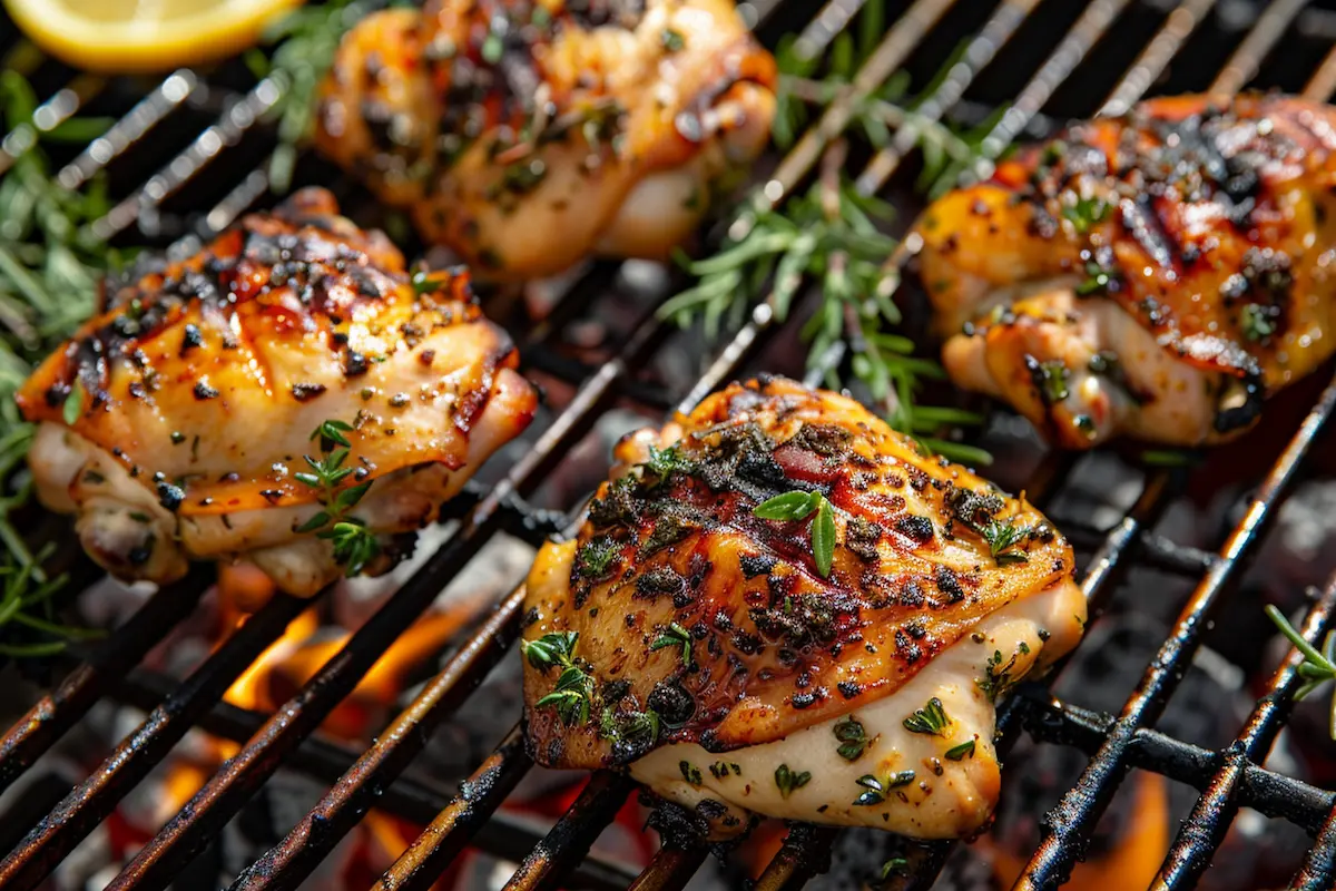 grilled chicken thighs