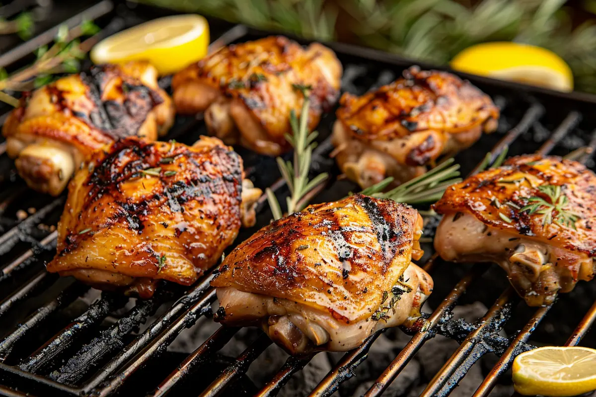 grilled chicken thighs