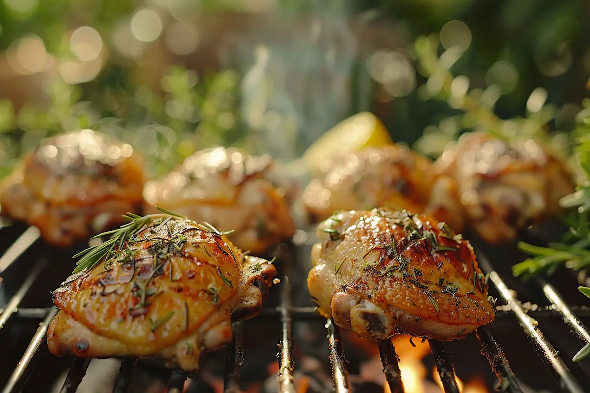 grilled chicken thighs